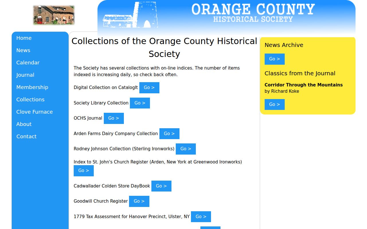 Palm Tree city directory companion sources at Orange County Historical Society collections